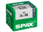 Preview: SPAX Universalschraube YELLOX, 3.5 x 12 mm, 300 Stück, 4081020350127